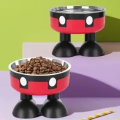 まとめ割有り♪ミッキーマウスデザイン　フードボウル　エサ入れ　器　ケース　1pc
