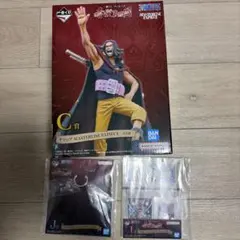 (付属付き)一番くじ ワンピース C賞　ヤソップ　赤髪海賊団 フィギュアセット