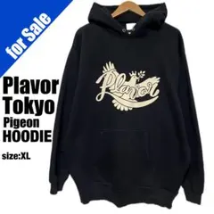 PLAVOR TOKYO Pigeon プルオーバー パーカー 黒 XLのサムネイル