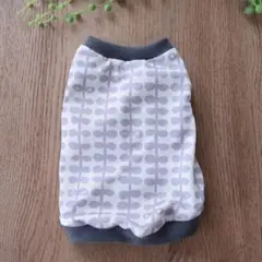 犬服 クールクロスニット わんこ柄タンクトップ 夏服 ハンドメイド