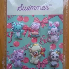 Swimmer ステッカー シール ぷっくり 動物　新品未使用のサムネイル