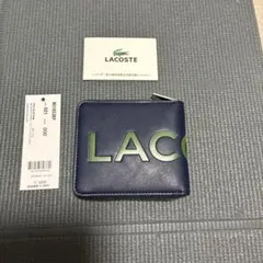 LACOSTE NH1653KP 二つ折り財布 ネイビーのサムネイル