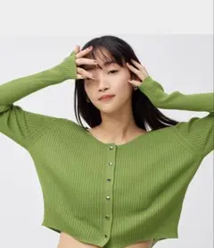 GU 完売品 シアーショートカーディガン