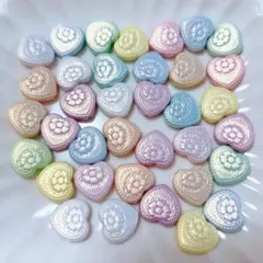 蓄光ビーズ　ハートビーズ