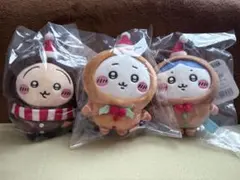 ちいかわ ジンジャーマン マスコット 3点セット ちいかわ ハチワレ うさぎ