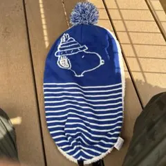 フェリシモ スヌーピー 2way ニット帽 ネックウォーマー 防寒 キッズOK