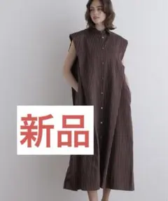 美品LE PHILブロード半袖シャツ ロングワンピース ネイビー紺 - メルカリ