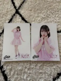 CUTIE STREET生写真L版2枚セット カワラボ3周年
