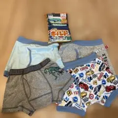 恐竜・車デザイン ボクサーパンツ 110cm 120cm