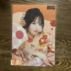 FRUITSZIPPER 浴衣すきくじ 鎮西寿々歌 クリアポスター