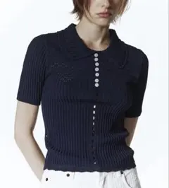 Bibiy. ROSIE SHIRT KNIT サマーボーダーニット - メルカリ