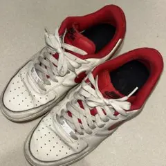 NIKE AIR FORCE 1 ホワイト レッド ガムソール