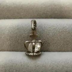 王冠 クラウン ダイヤモンド風 ペンダントトップ 遺品整理 0410-27