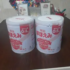 明治 ほほえみ 2缶セット DHA ARA800g