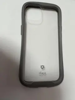 iFace iPhone13用ケース 透明/グレー