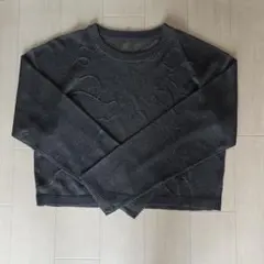 ROPÉ PICNIC ダークグレー クルーネックニット