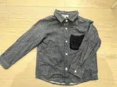 グローバルワーク L シャツ デニム　ダンガリーシャツ 120