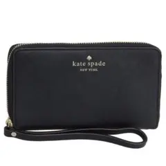 kate spade ブラック 長財布　ウオレット