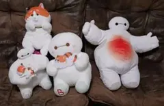 ベイマックス モチ　ぬいぐるみ 4体セット