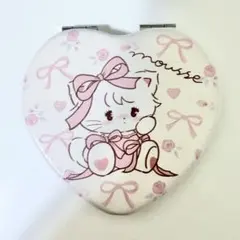 mikko illustrations ハート型ミラー