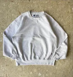 90s USA製 【ラッセルアスレチック】 ハイコットン 細ボーダー スウェット