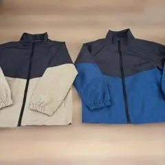 ウィンドブレーカー 2着セット バイカラー