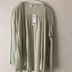 J.PRESS 薄いグリーン カーディガン Mサイズ