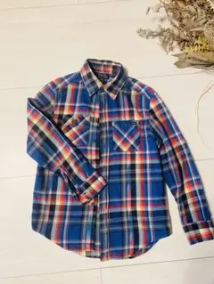 Polo Ralph Lauren チェック柄長袖シャツ S 140