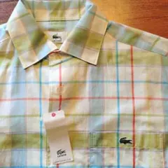 LACOSTE ラコステ 半袖チェックシャツのサムネイル