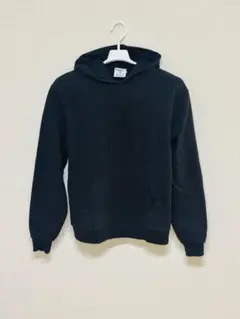 Champion ブラック フード付きパーカー M 裏起毛