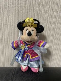 ディズニーランド　2013 七夕days ミッキー・ミニー　ぬいぐるみバッチ