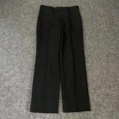 90s vintage メンズ　スラックス　シンプル　フォーマル　ブラック　82