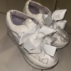 YOUSUKE 厚底リボンスニーカー M