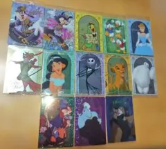 梅*】様 新品未開封　ディズニーキャラクター　ウエハースカード１３枚セット