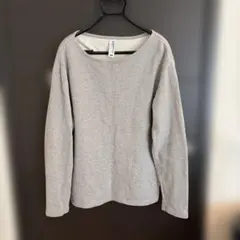 LOOPWHEELER BEAMS+ ボートネックスウェット グレー Lサイズのサムネイル