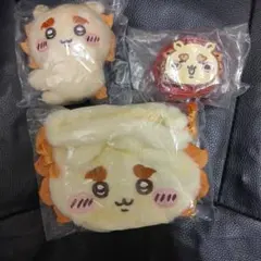 ちいかわ　おかお巾着　ぬいぐるみクリップ　ライトブレス　シーサー