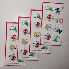 SNOOPY ハンカチ サンリオ　4枚セット