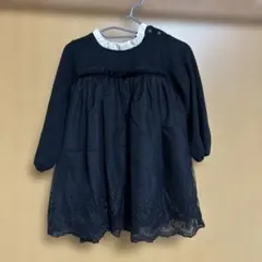 入園　黒いワンピース 90