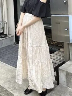 idem washer volume tiered skirt