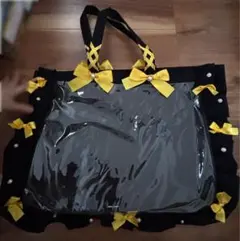 A3フリルデザイン痛バッグ用トートバッグ　イエロー