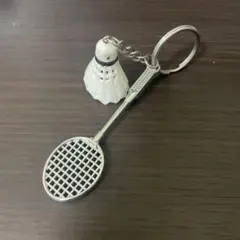 バドミントン ラケット シャトル キーホルダー