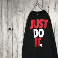 NIKE ナイキ JUST DO IT. スウェット ブラック XL
