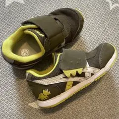 【アシックス】アイダホ・オリーブ恐竜15.5cm