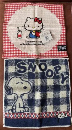 スヌーピー ベルちゃん タオルハンカチ サンリオ ピーナッツ まとめ