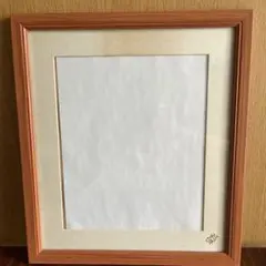 木製茶色A4サイズ写真額縁