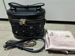 RANDA 【Mickey＆Minnie】/リボンバニティバッグ