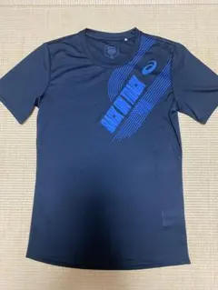 asics ランニングTシャツ 黒　M 美品