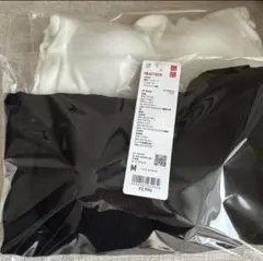 極暖　ユニクロ　ヒートテック　リブUネック　ブラTシャツ　2枚セット　新品