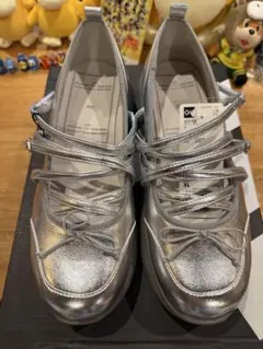GU rokh コラボ　メリージェーンシューズ XL シルバー