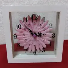 【ジャンク品】花　フラワー　東京インテリア　時計　置き時計　壁掛け